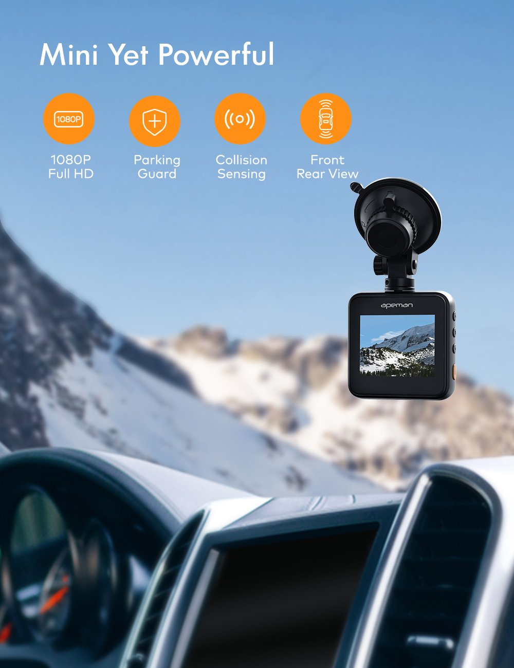 apeman C420D Dual Dash Cam