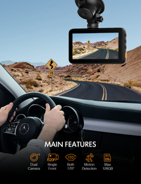 apeman C860A Dual Dash Cam